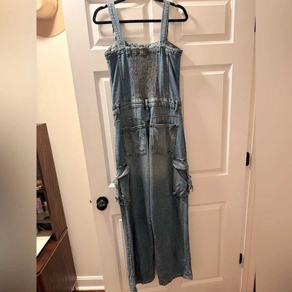 ZARA JEAN JUMPSUIT - Picture 7 of 9